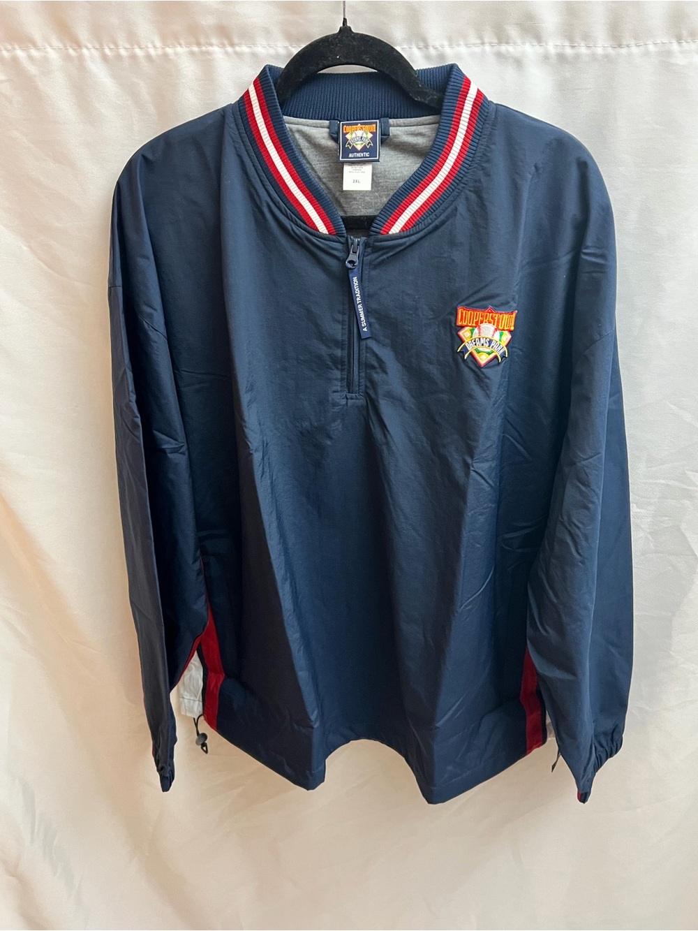 Cooperstown Dreams Park Baseball Pullover Jacket Men’s 2XL Navy New